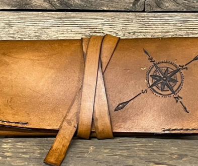 Custom Leather Letter Holder